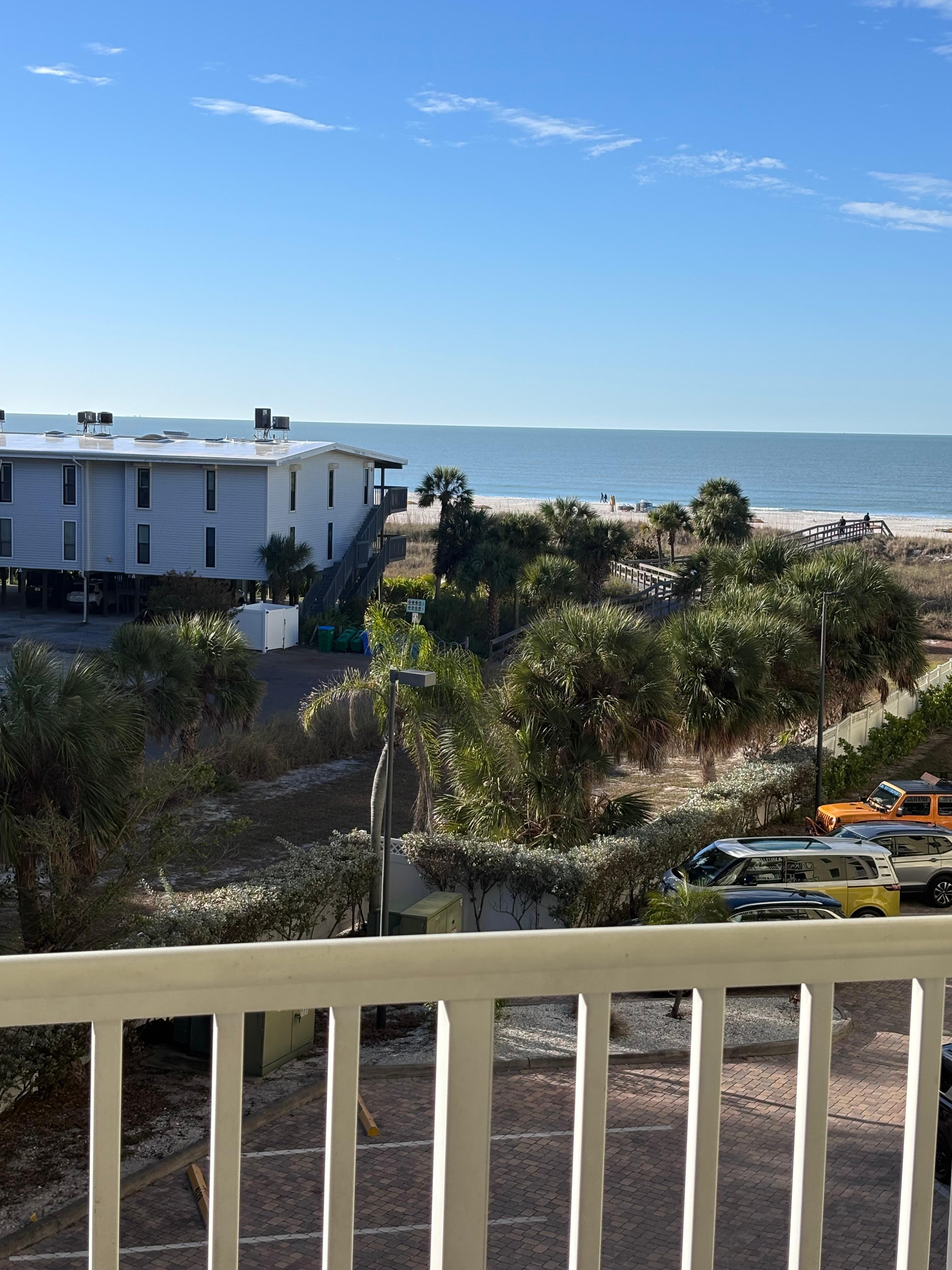 View from the balcony. 