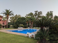 the pool