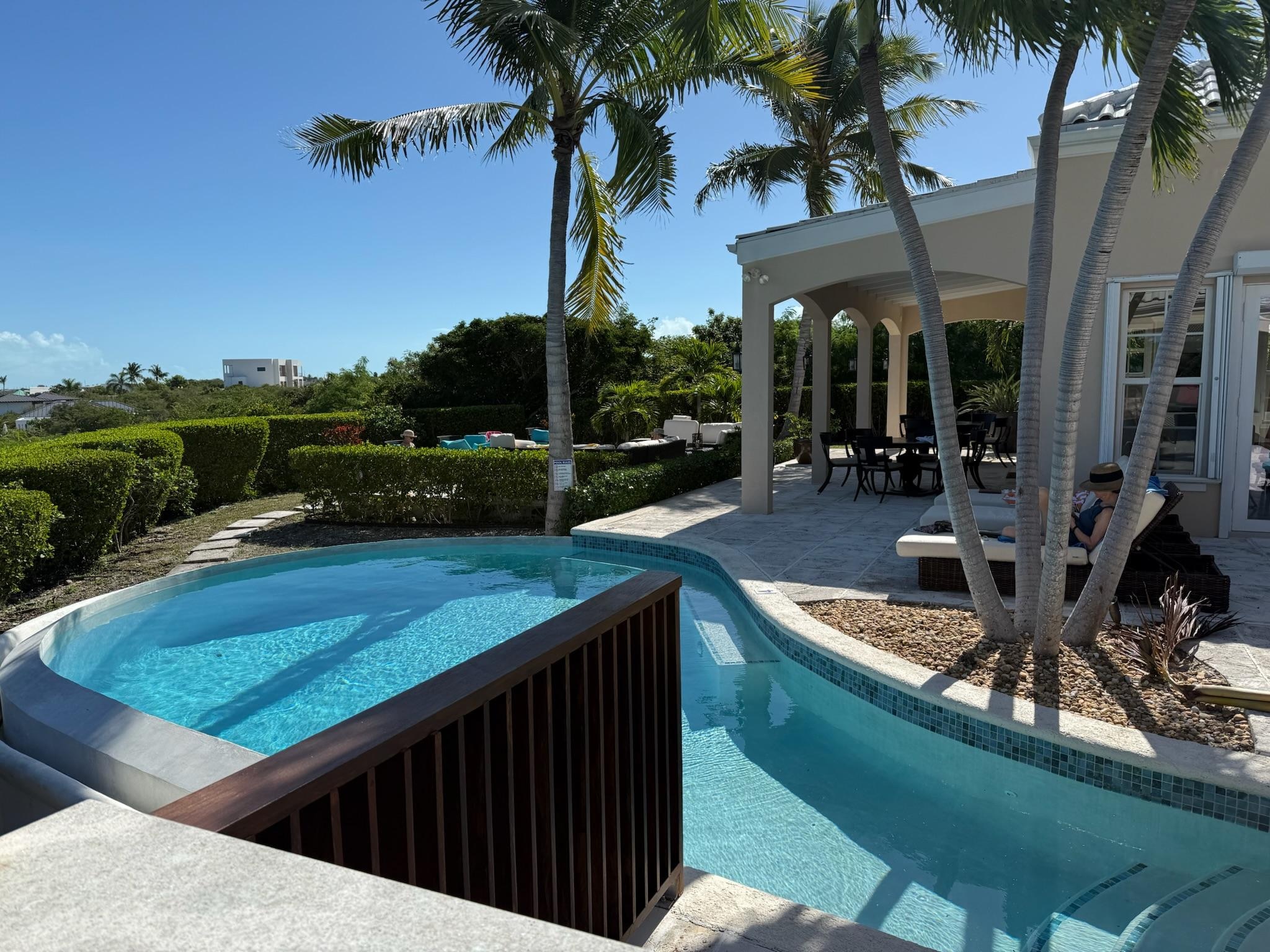 A different view of the back patio 