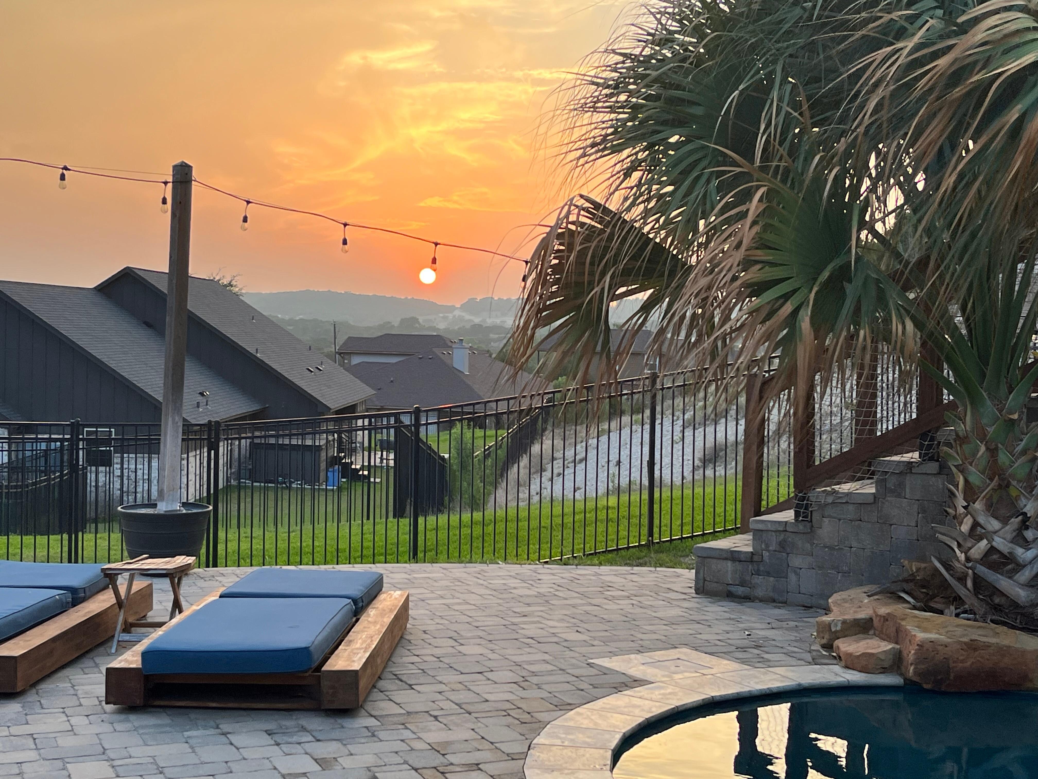 Beautiful last sunset!