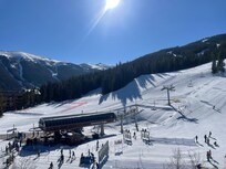 Morning coffee on the balcony.