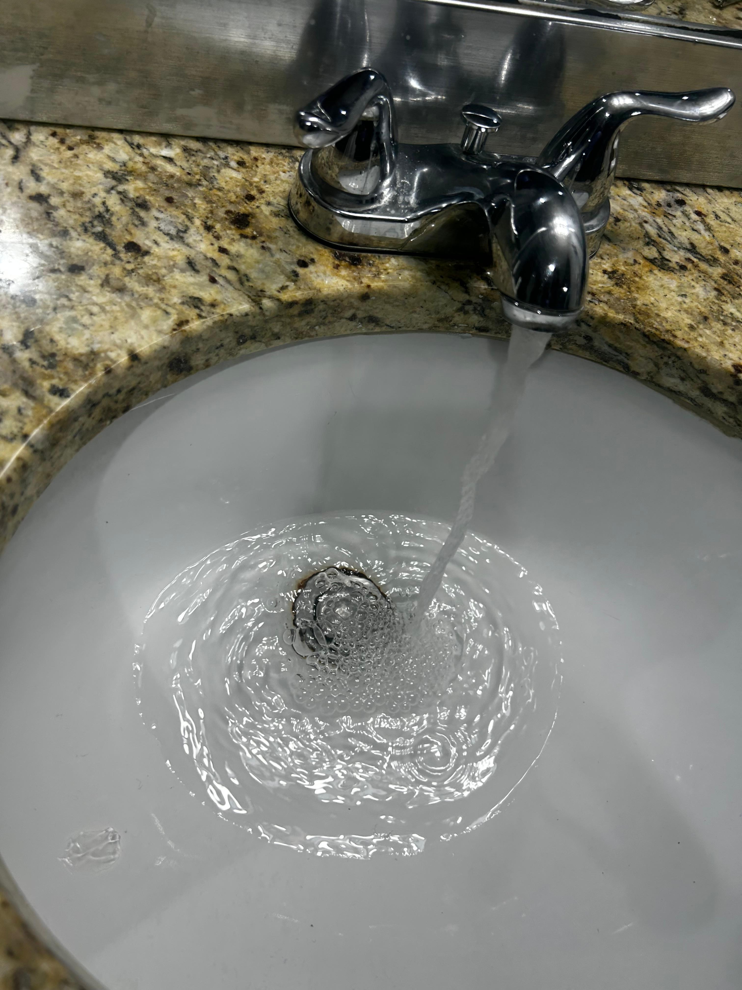 Clogged sink