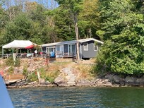 Cottage view from the water