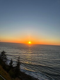 Sunset from the balcony