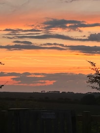 View from hot tub!
