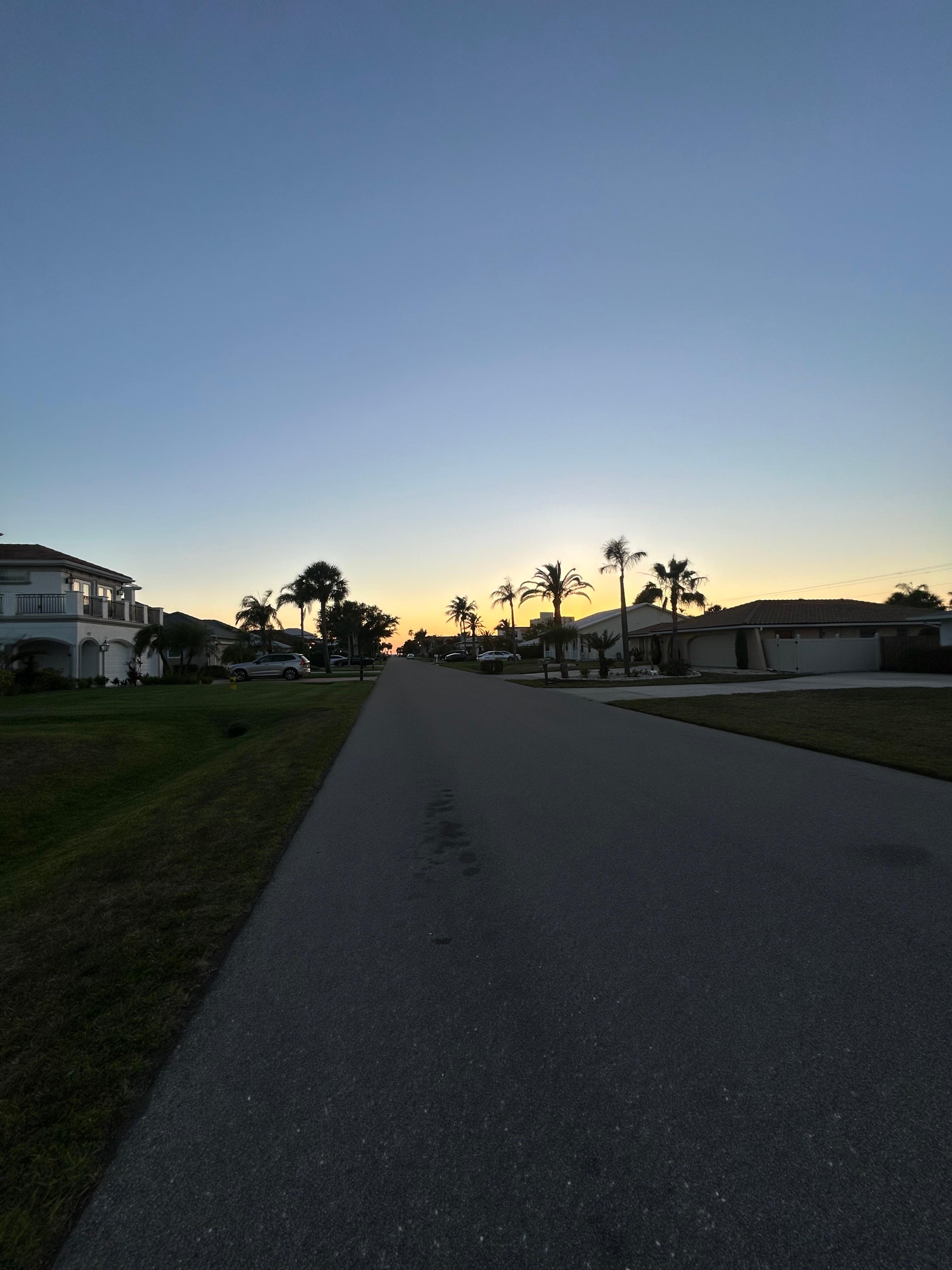 Easy walk for the beach and sunsets.