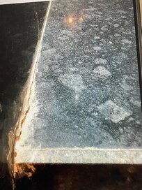 Bath tiles rusty & mouldy