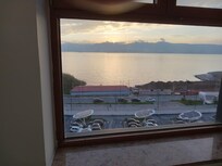 Straits of Messina from our suite window