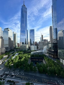 Utsikt från takterrass.