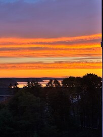 Sunrise from our window.