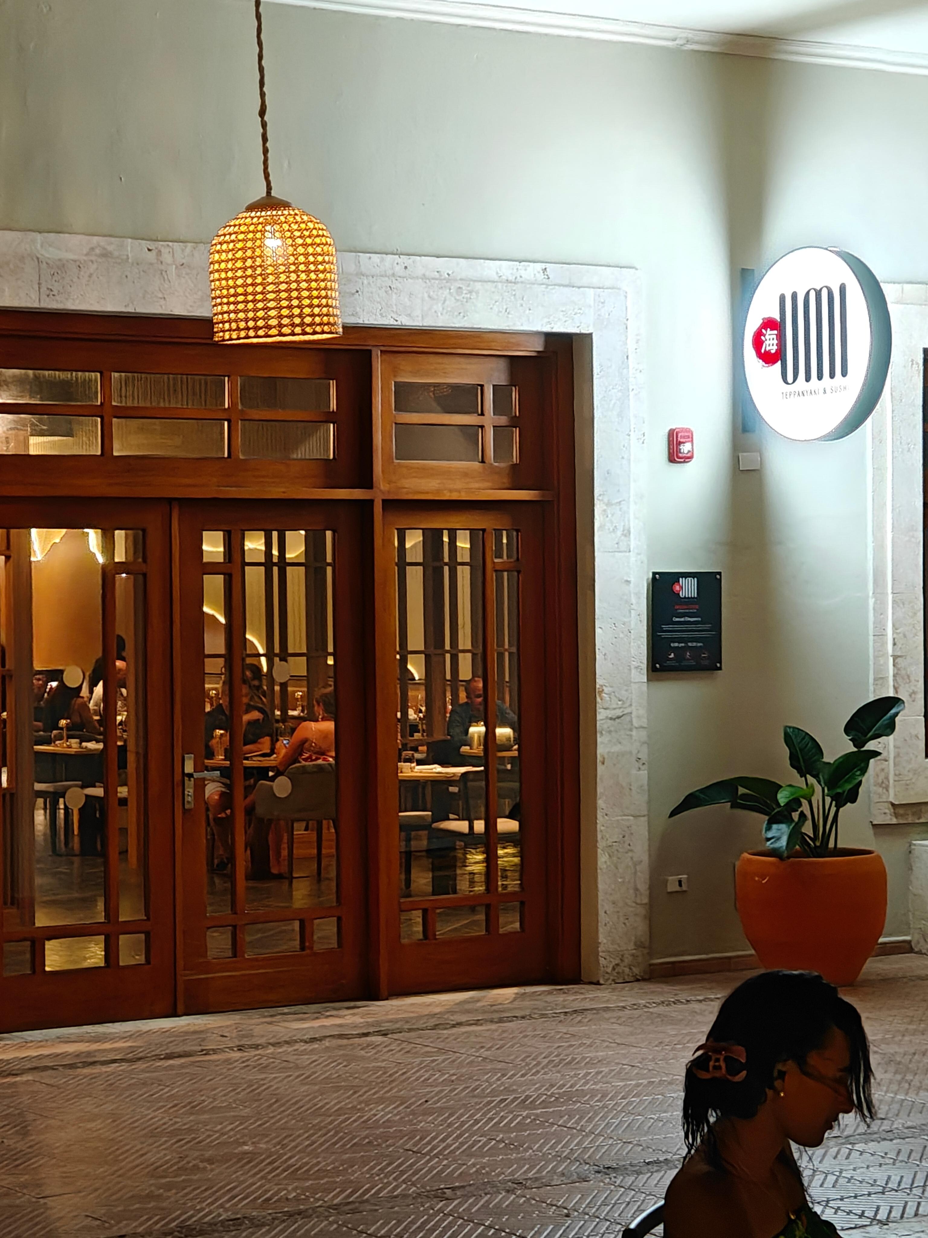 UMI restaurant I couldn't go