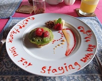 Vegan pancake breakfast