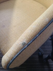 Moldy chair in room 415