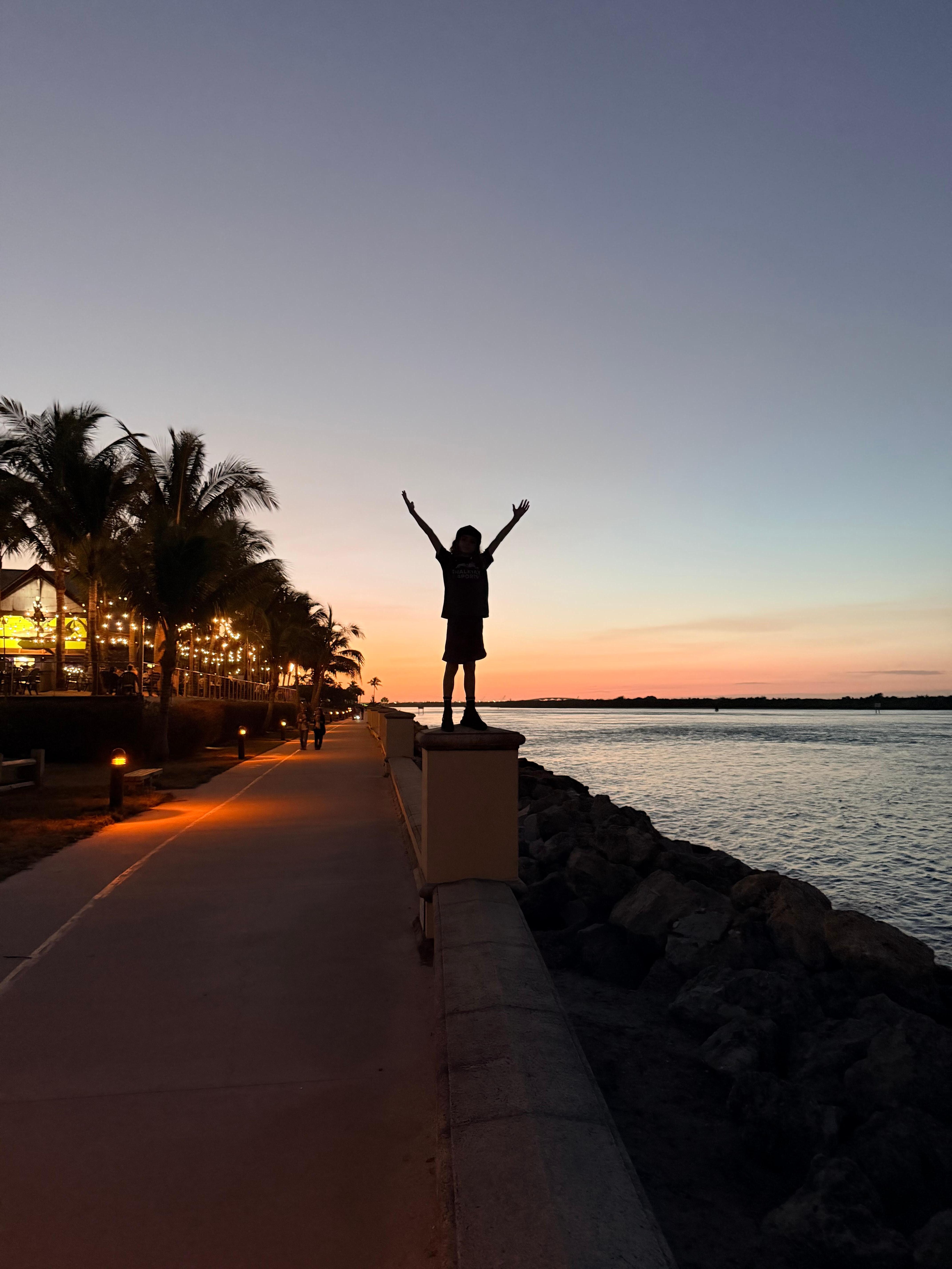 After eating at Island Bar and Restaurant! Was delicious!