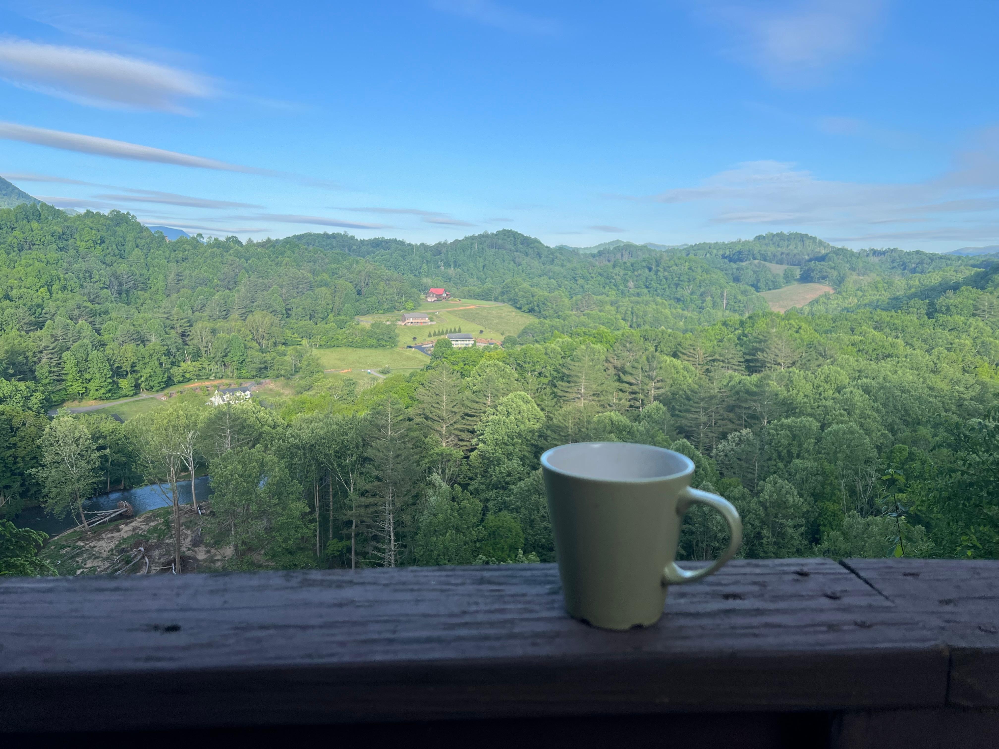Our morning view.