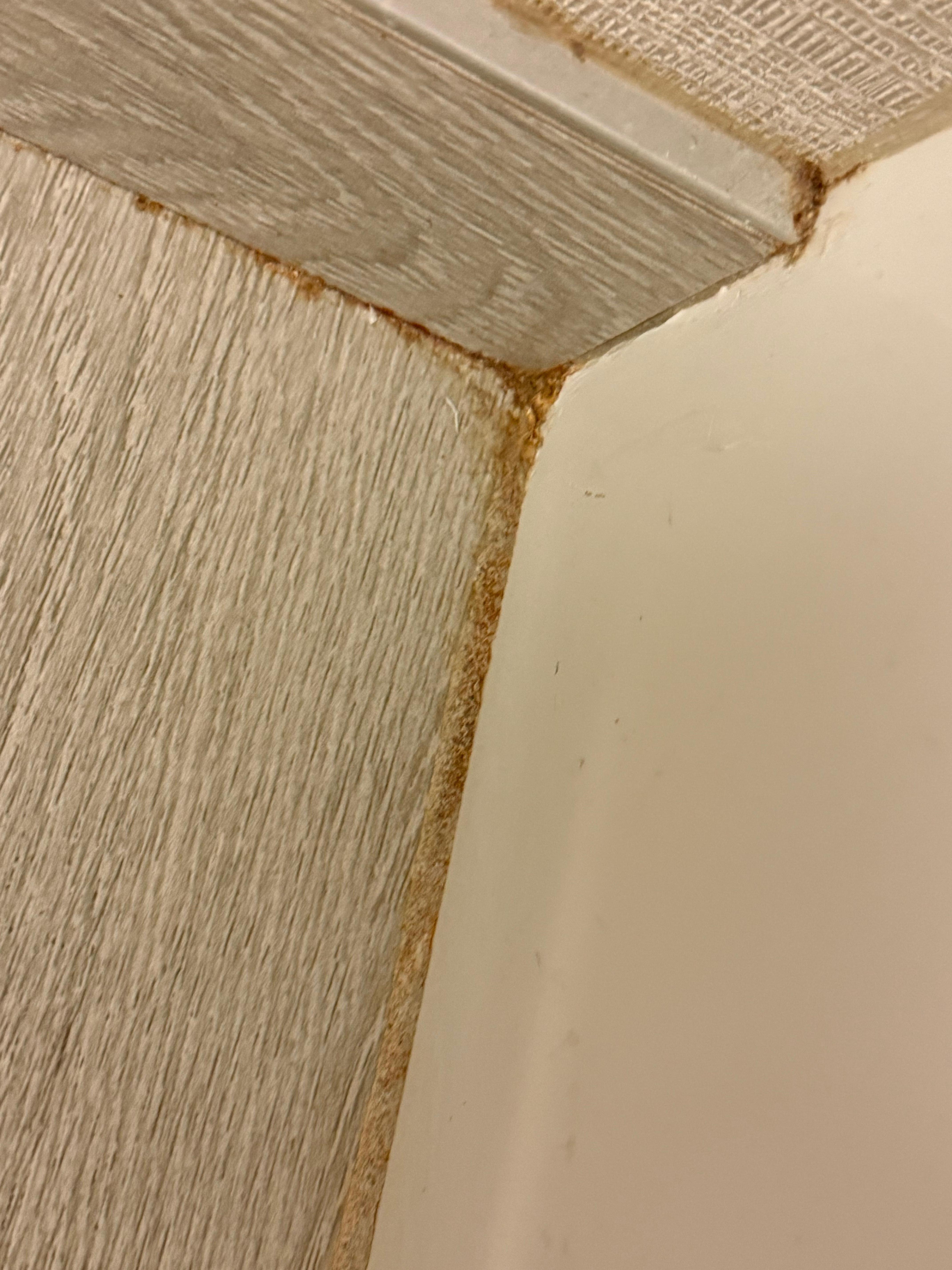 This was all over the bathroom edges.,