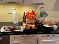 Kitchen fully stocked just bring your own food to cook