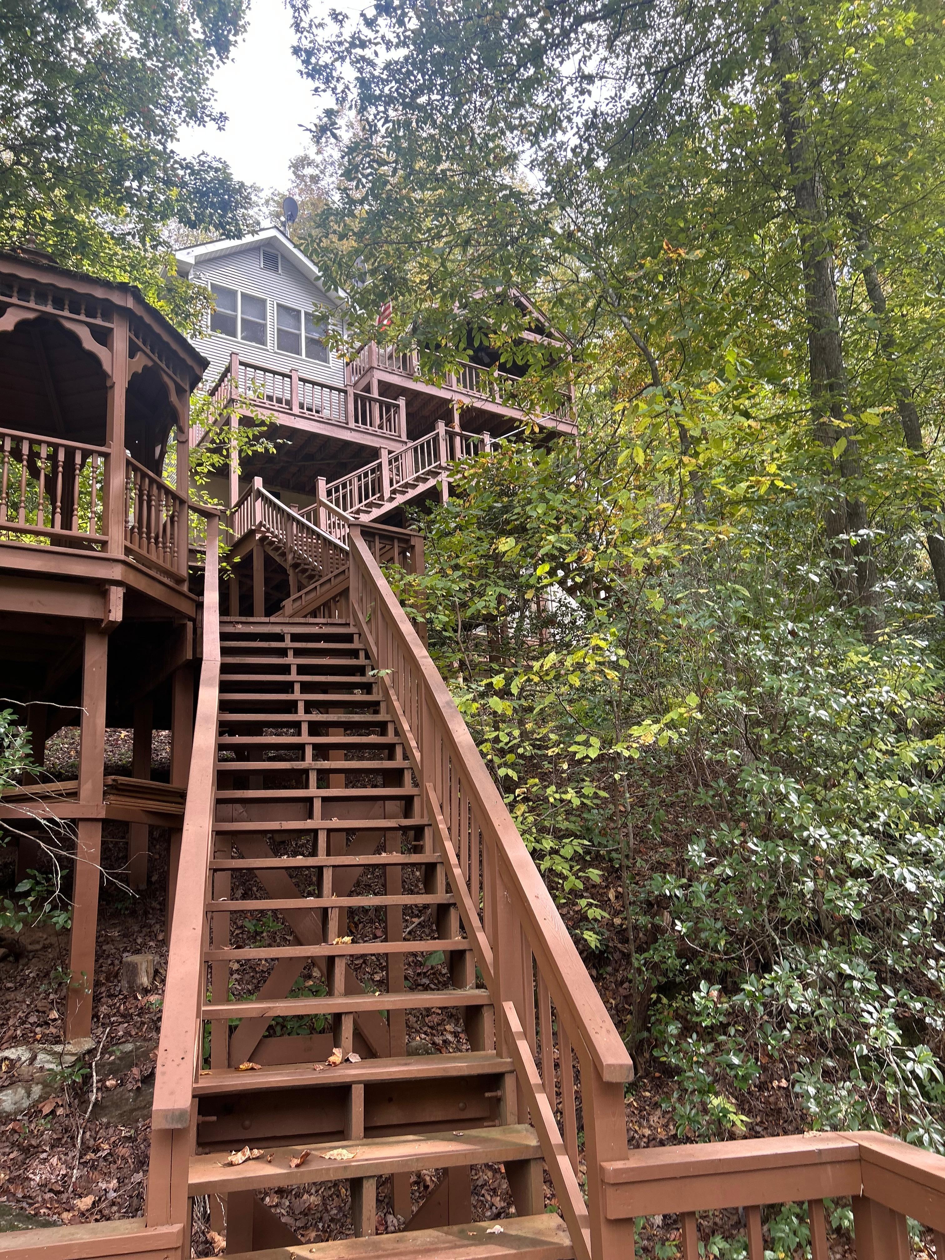 View from the lower deck