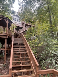 View from the lower deck