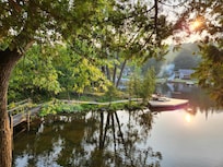 From the porch at sunset