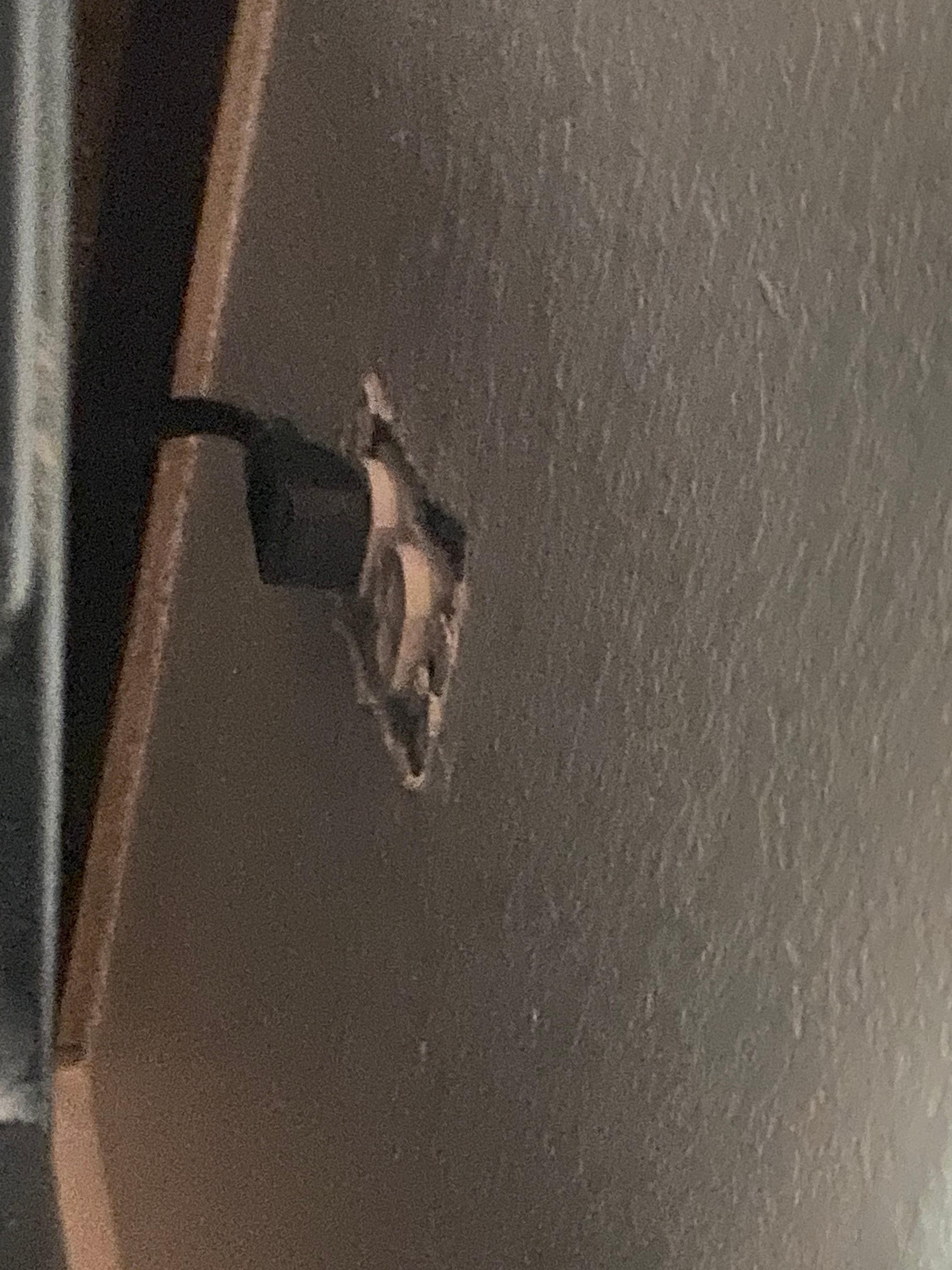 No cover. Safety issue