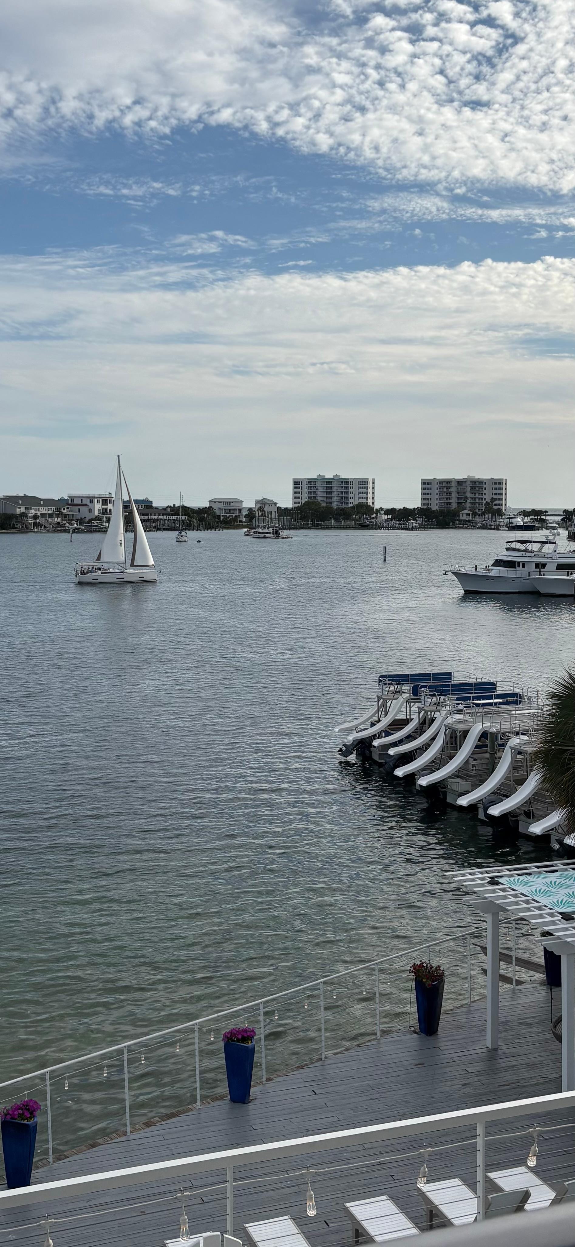 Nice view of the harbor. 