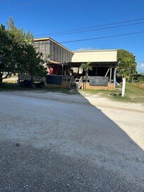Stax the sports bar across the road. Good food and staff.