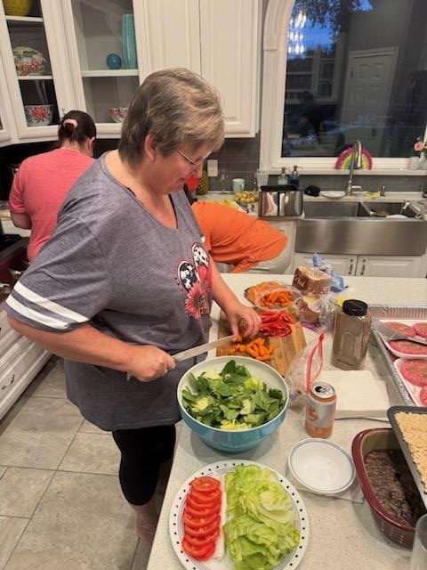 Well stocked large kitchen
