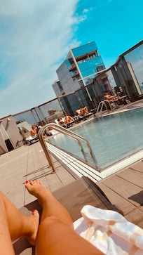 Rooftop pool