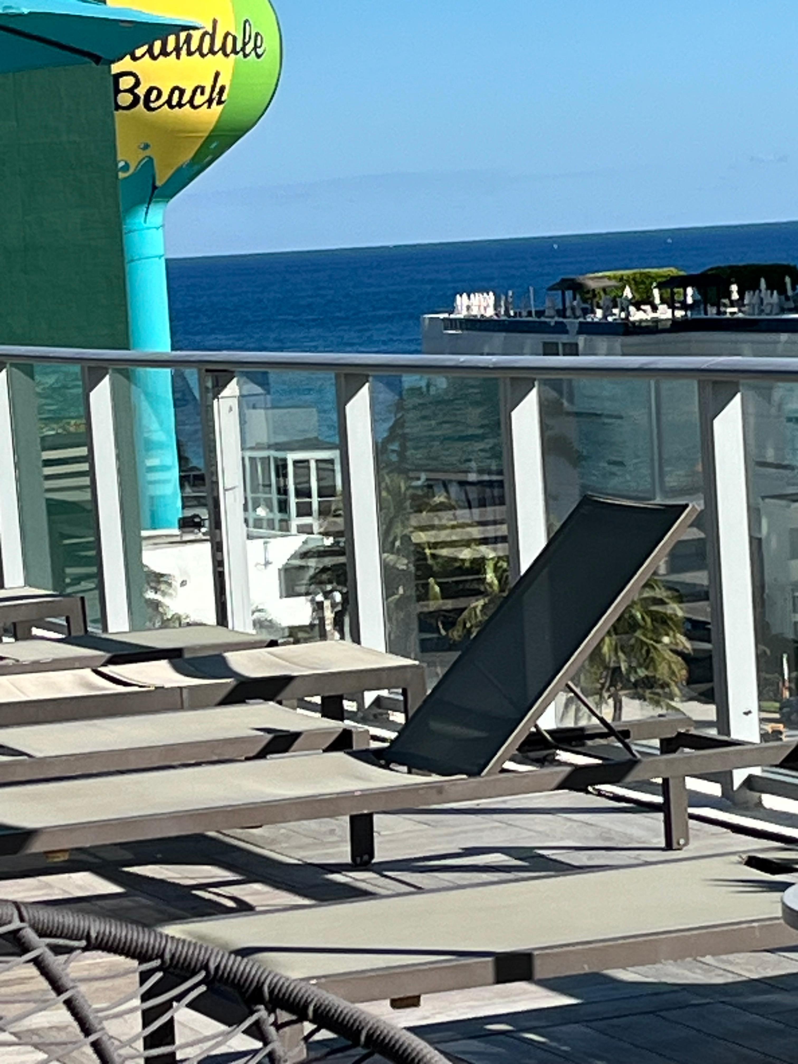 Ocean views from balcony