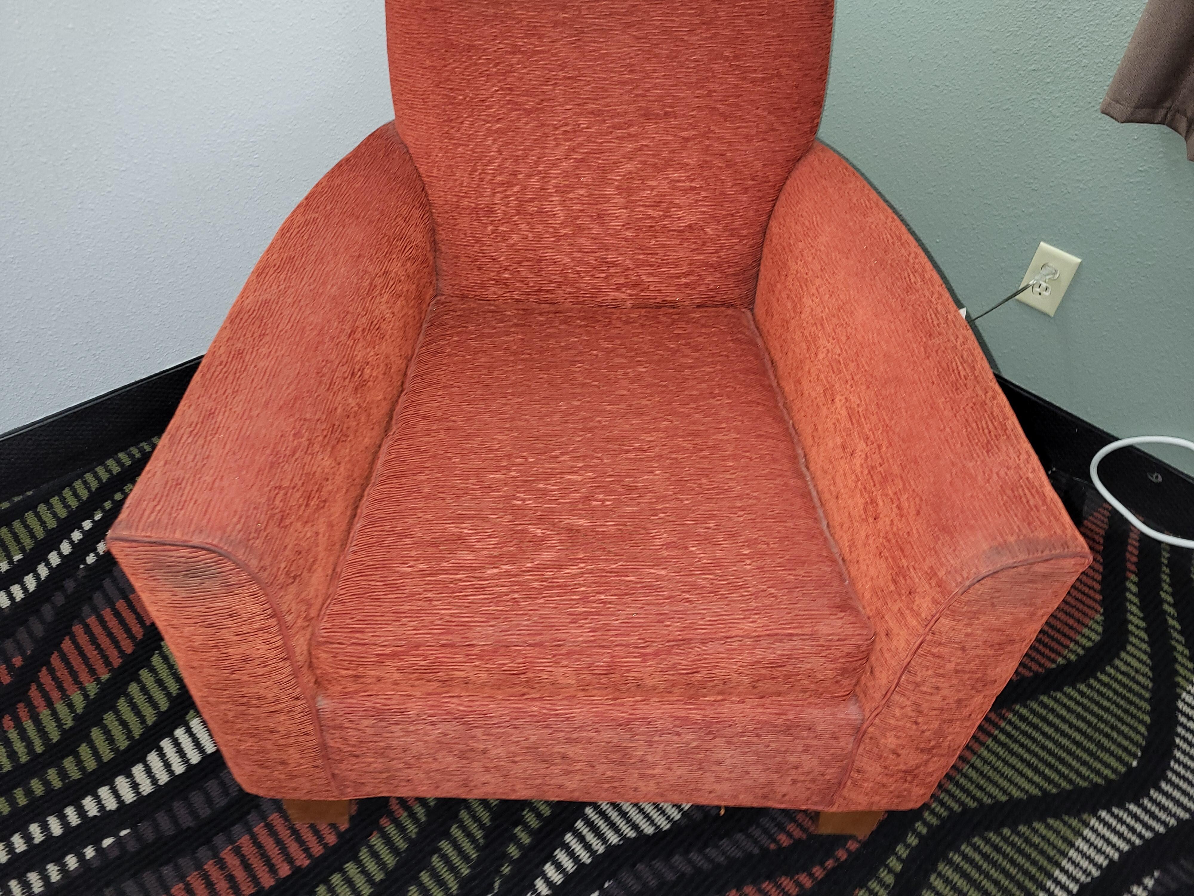 Stained furniture.