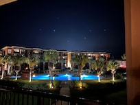 Pool at night