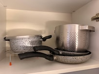 The extent of their pots and pans. One would need to buy spices, etc, to do any major cooking