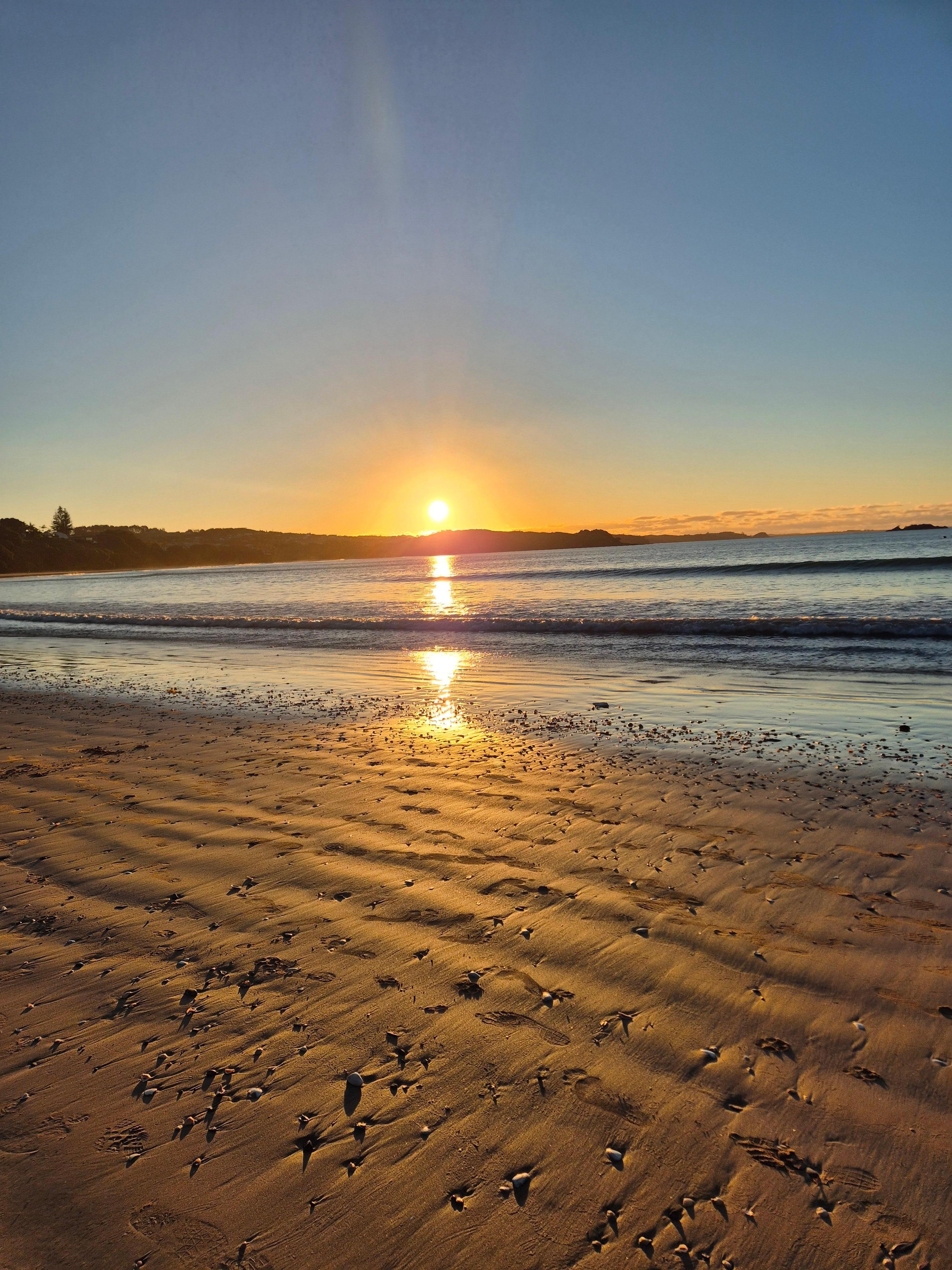Sunset on the beach.. 
