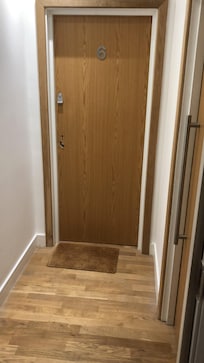 Holes in door