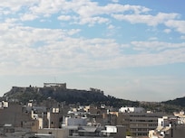 Vista Acropoli dal roof garden