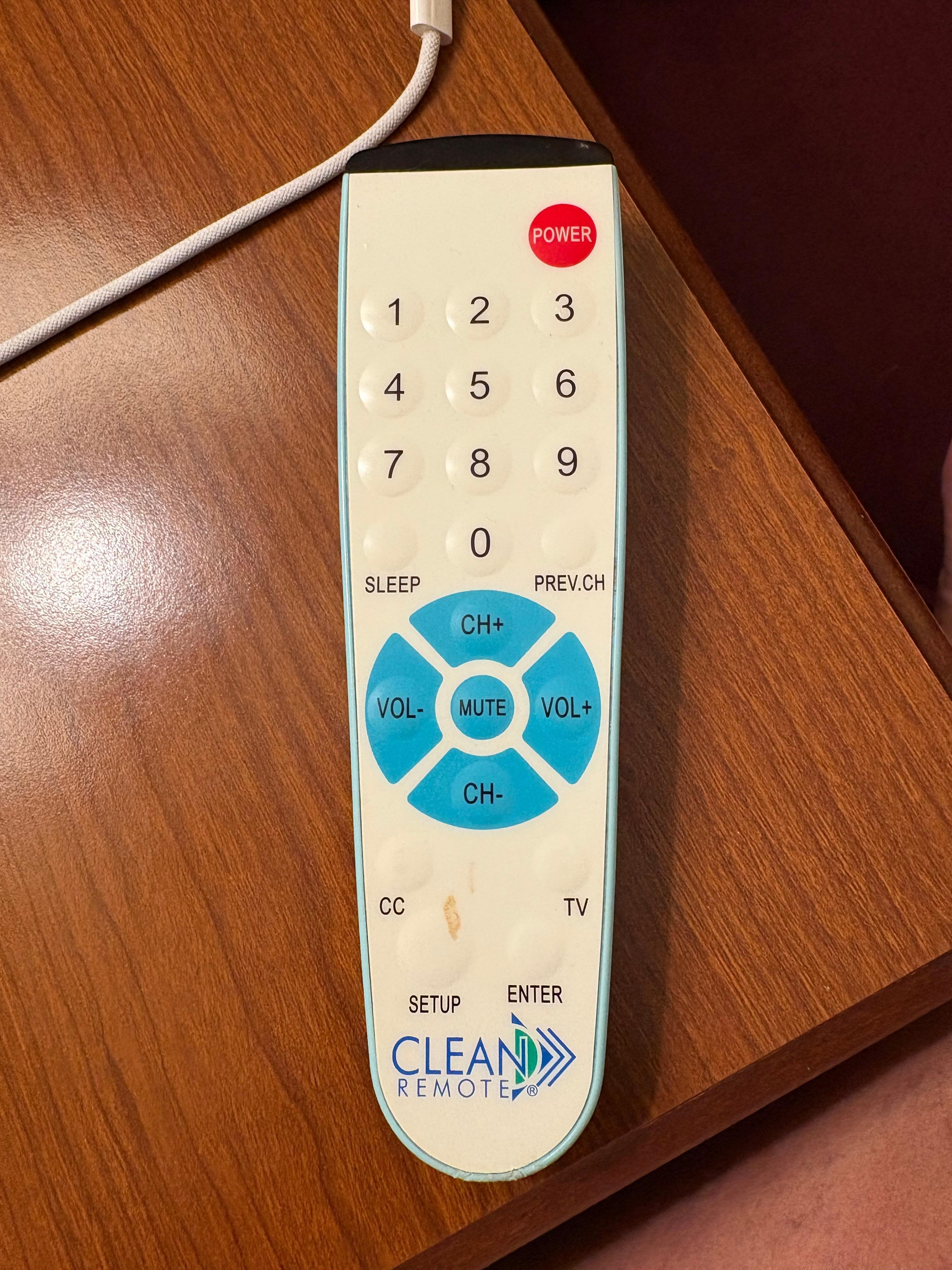 Dirty remote control