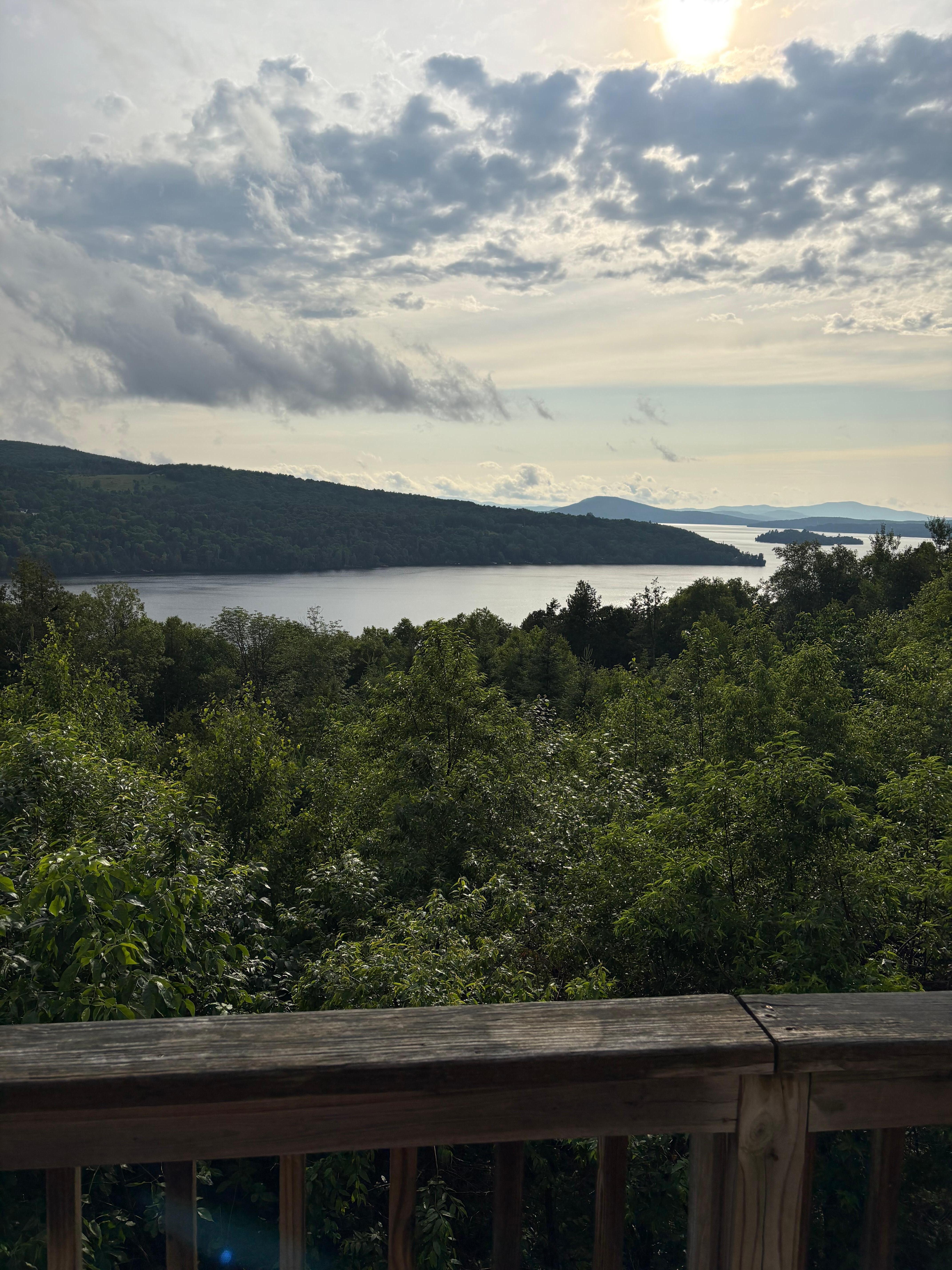 View from the deck