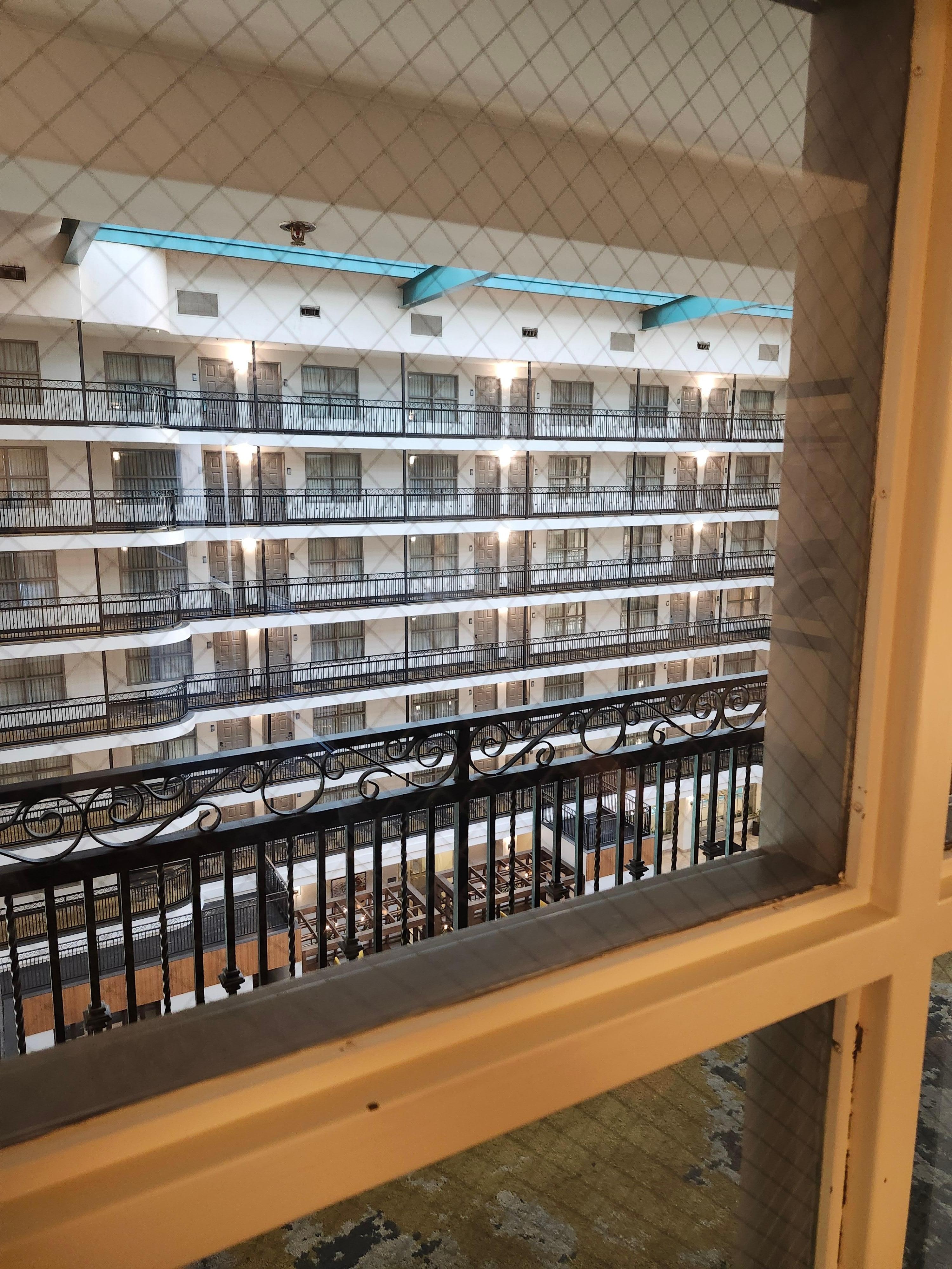 View of the inside. We were on the 6th floor