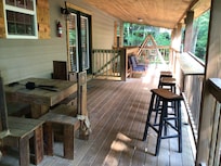 Upstairs deck