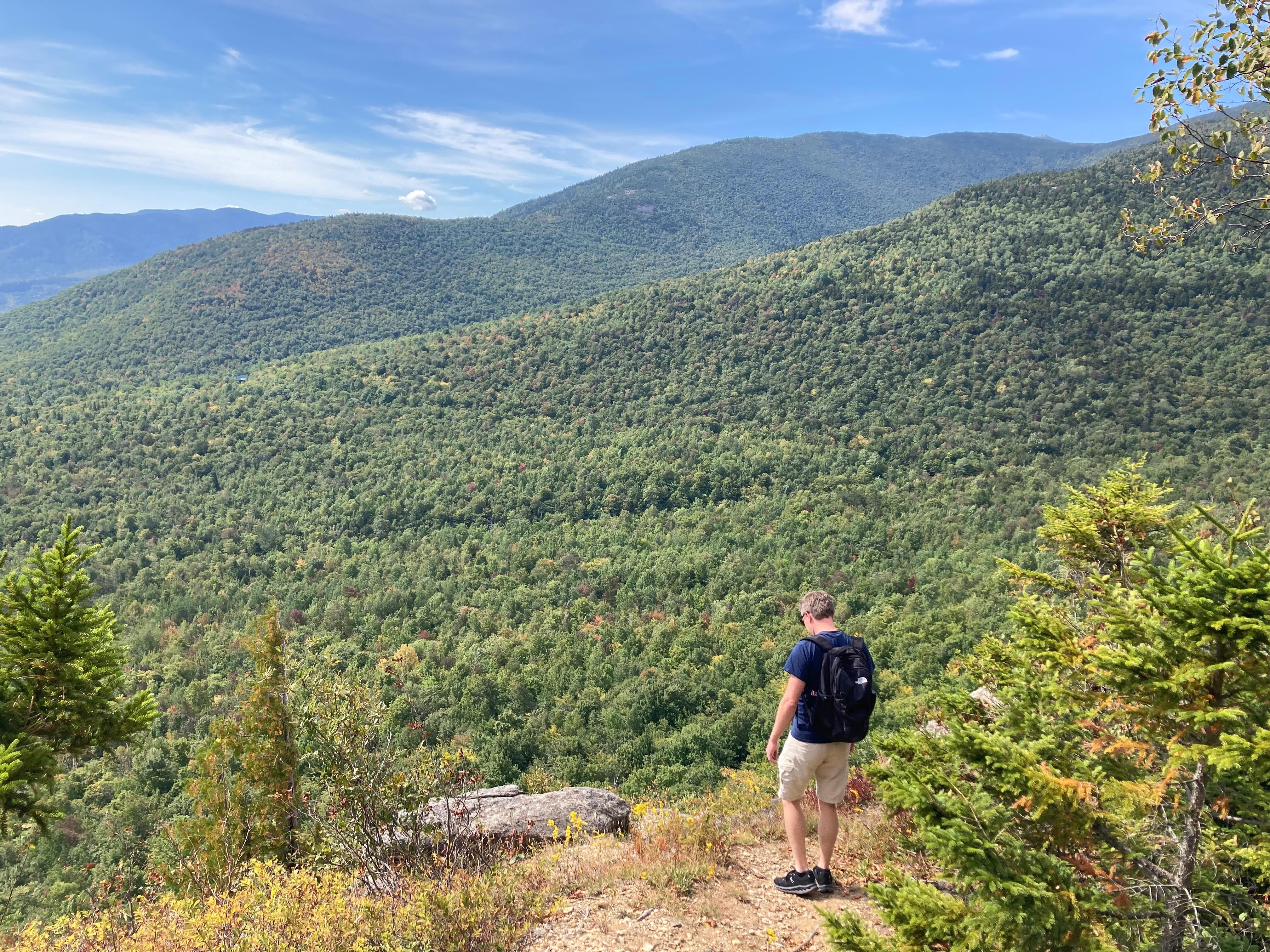 Cobble Overlook near Lake Placid. 