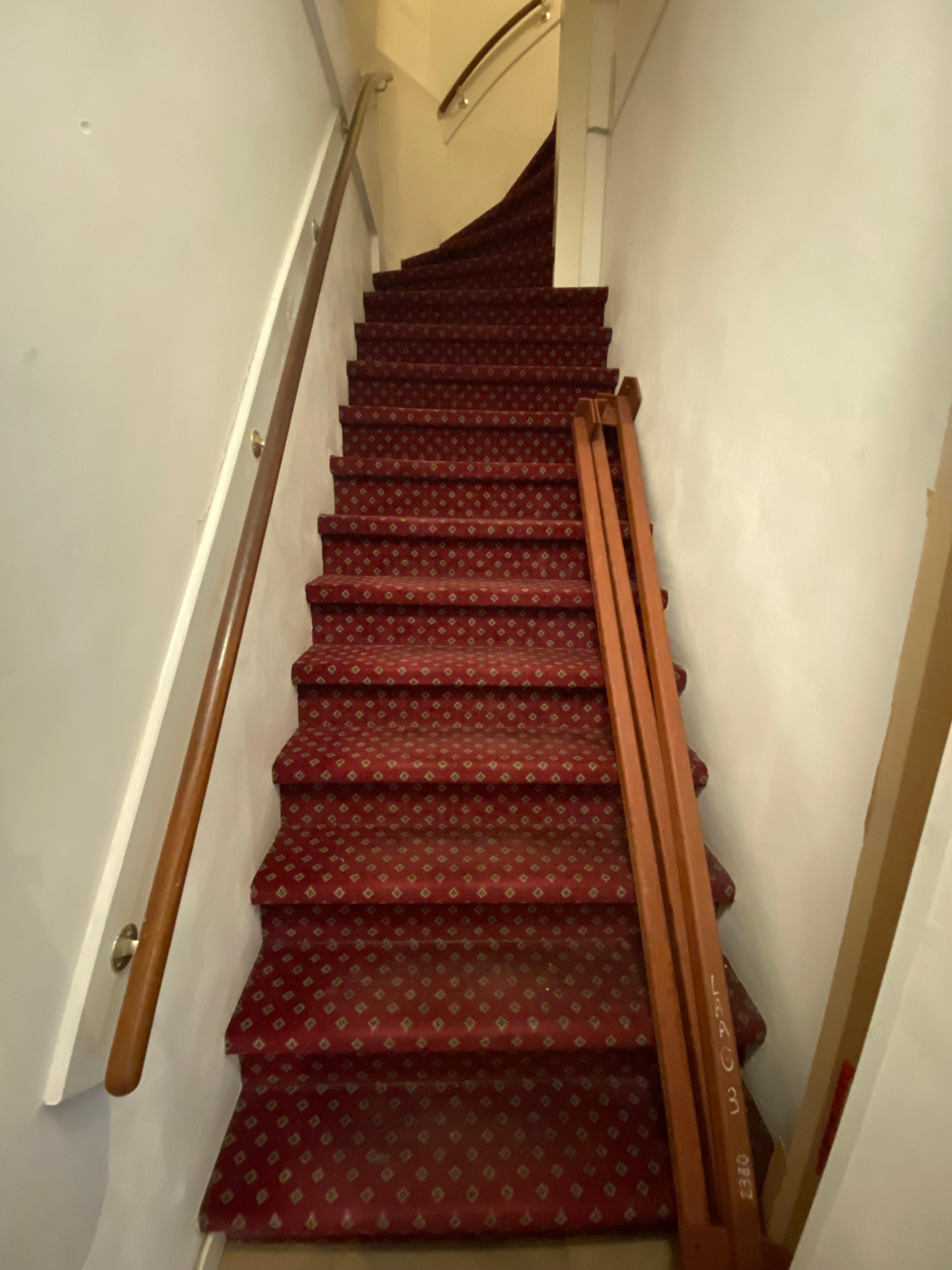 Stairs! We managed them. Some renovations going on at the time of our visit and lift was out of action. 