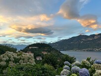 View from Belvedere apartment at sunset
