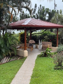 Gazebo close to the house