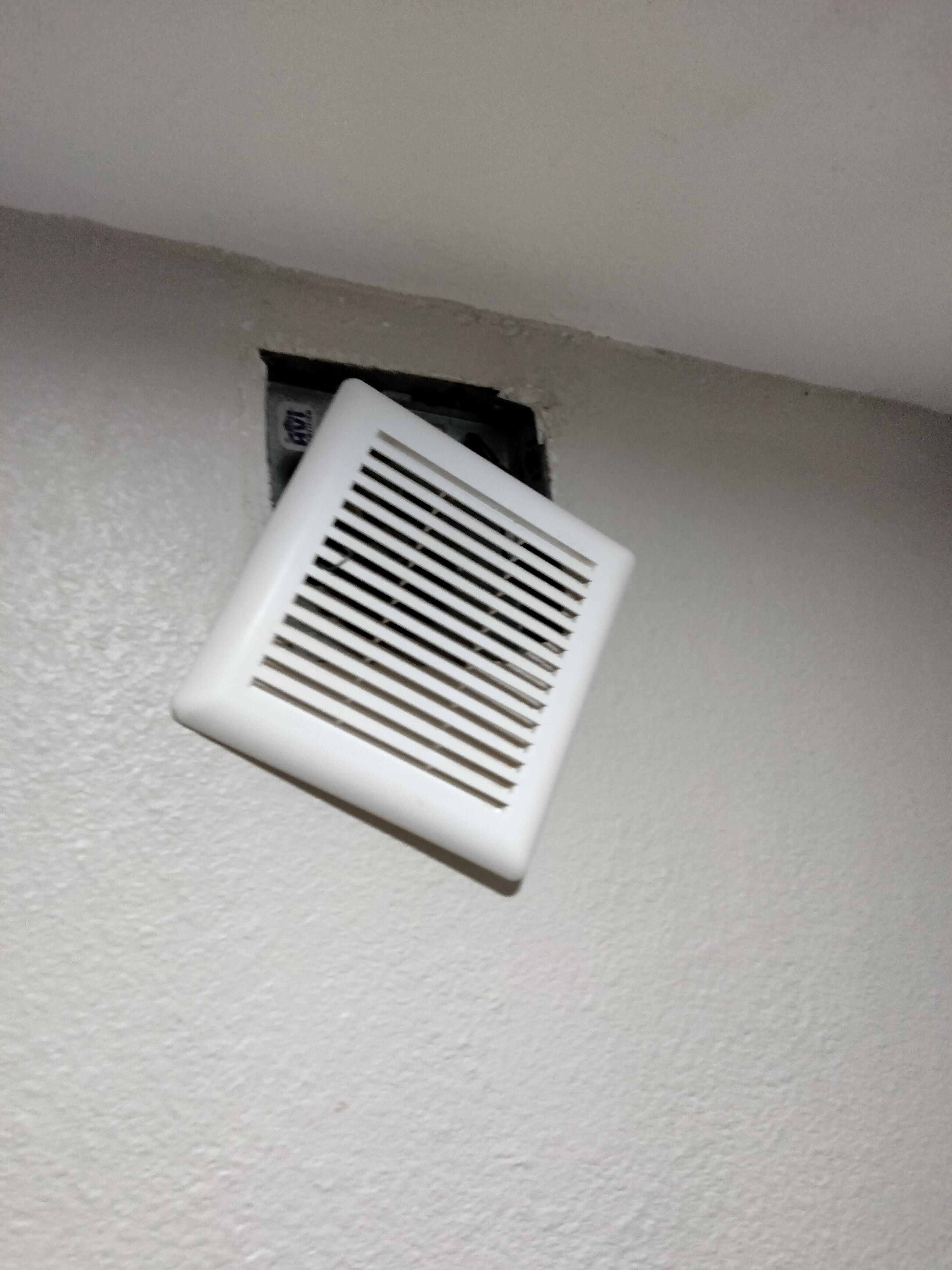 Not working exhaust fan