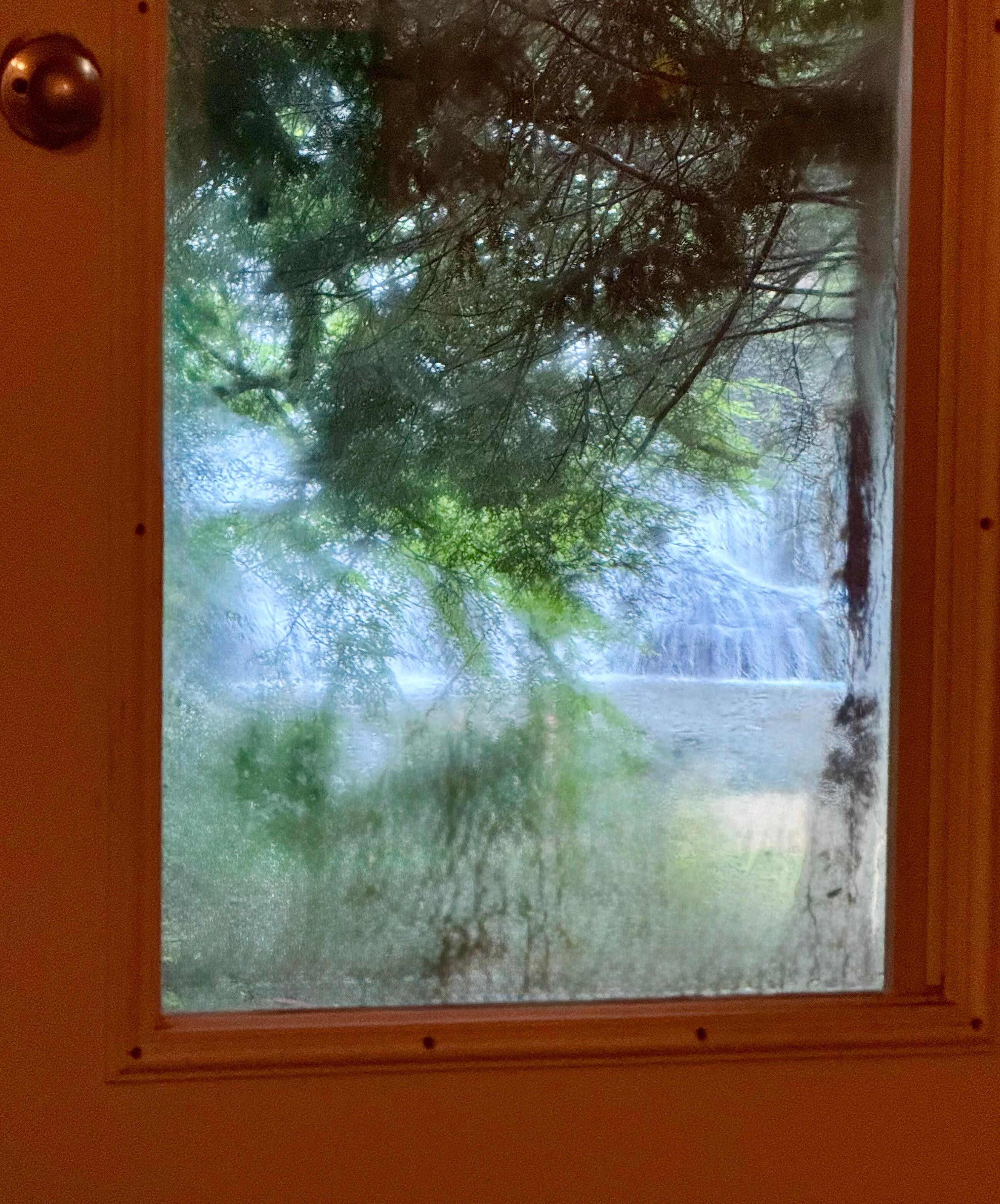 Fall view from inside front door 