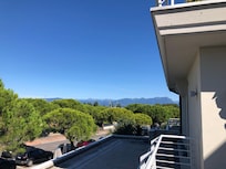 View towards lake from our patio area