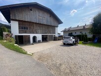 Barn and parking