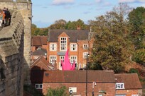 Castle Hotel from the castle wall!