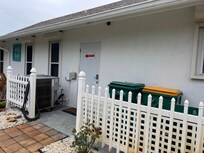 This is your side of the property, very different from the photos she’s advertised for the rental.